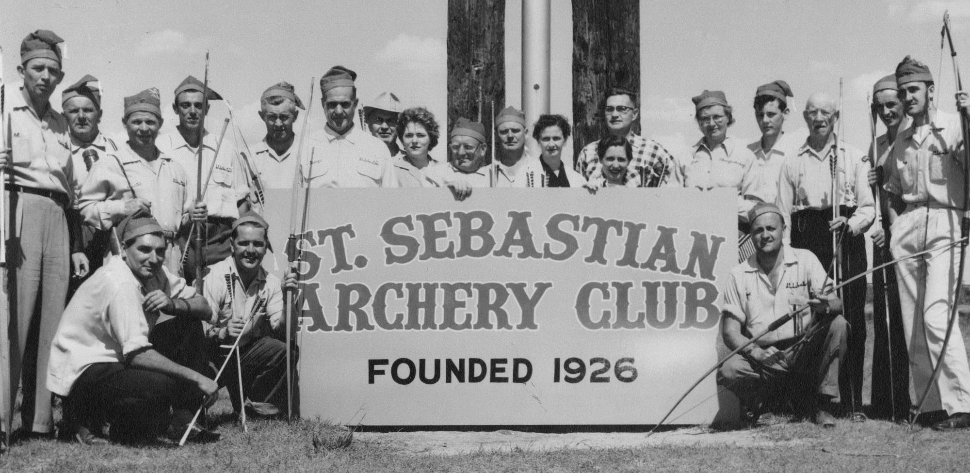 St. Sebastian Archery Club Banner 1952